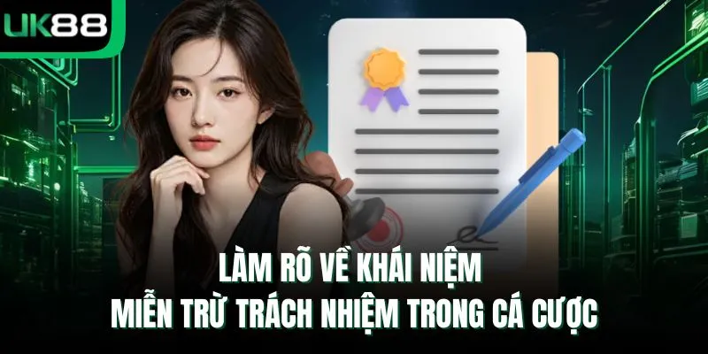 Làm rõ về khái niệm miễn trừ trách nhiệm trong cá cược