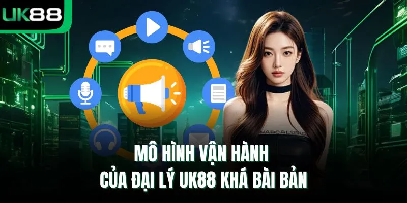 Mô hình vận hành của đại lý UK88 khá bài bản