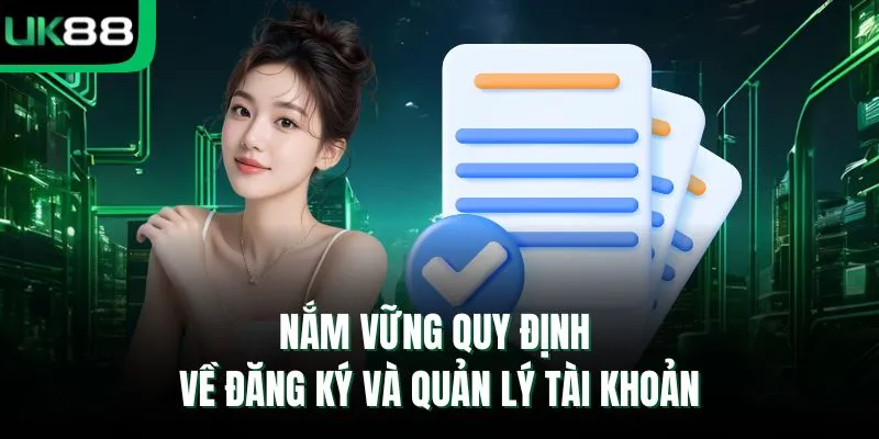Nắm vững quy định về đăng ký và quản lý tài khoản